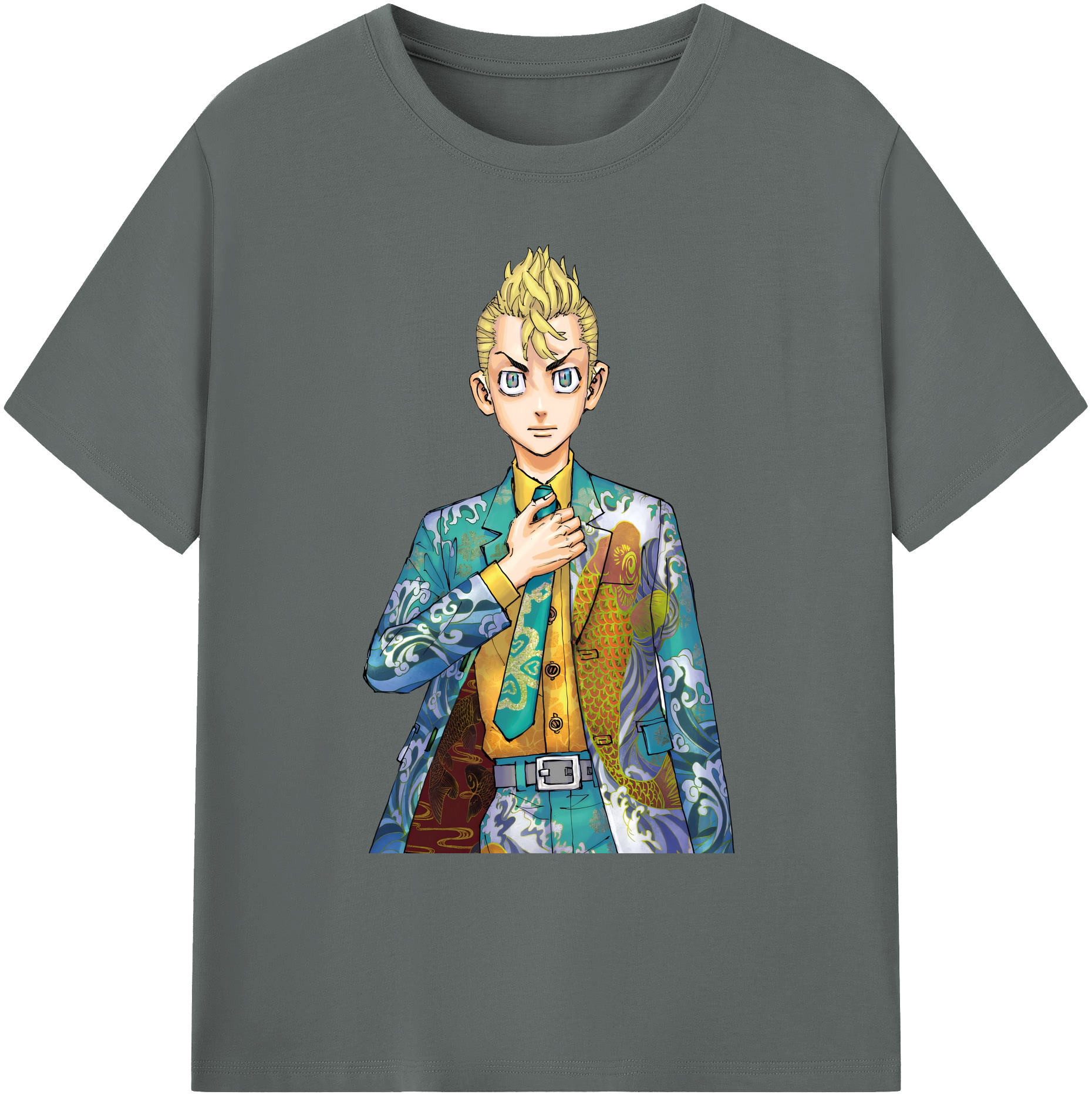 （画像用） 東京リベンジャーズ Tokyo Revengers 綿100％ メンズ半袖Tシャツ｜肌触りやわらか＆通気性